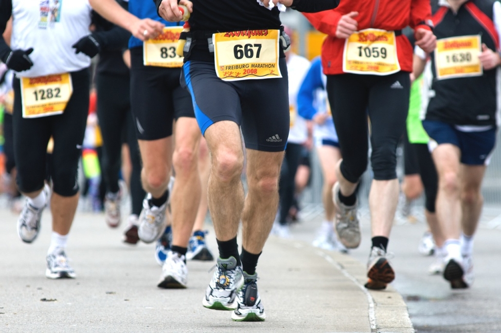 People running an endurance event 
