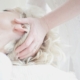 person getting head massage because of headache due to stress